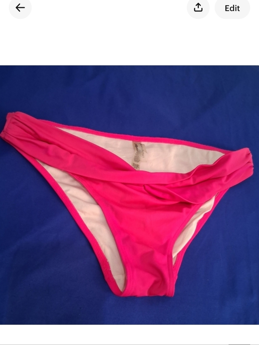 VICTORIA'S SECRET Exotic Pink Swimsuit Bottom Size Medium